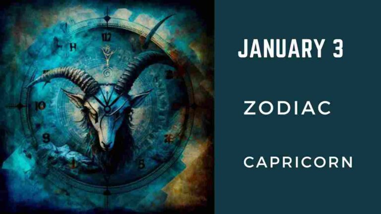January 3rd Zodiac